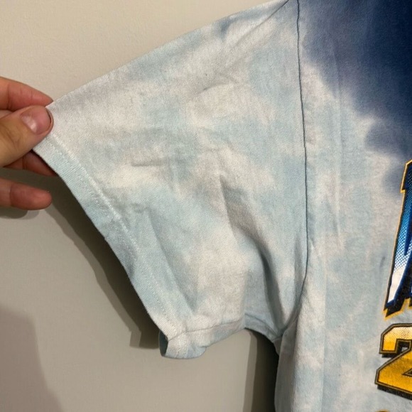 47' Mens Blue Tie Dye Los Angles Dodgers 2020 World Series Champions T-Shirt XL - Picture 3 of 5